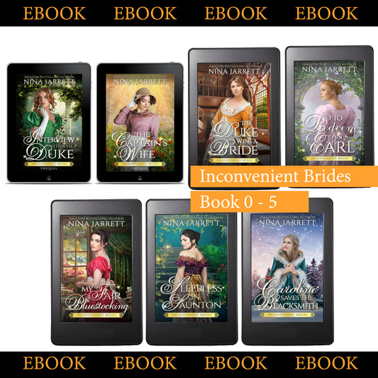 Inconvenient Brides Ebook Bundle (Prequels, Book 1, 2, 3, 4 and 5 EBOOKS)